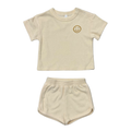 Babysprouts Short Sleeve Cotton Terry Set - Rutabaga