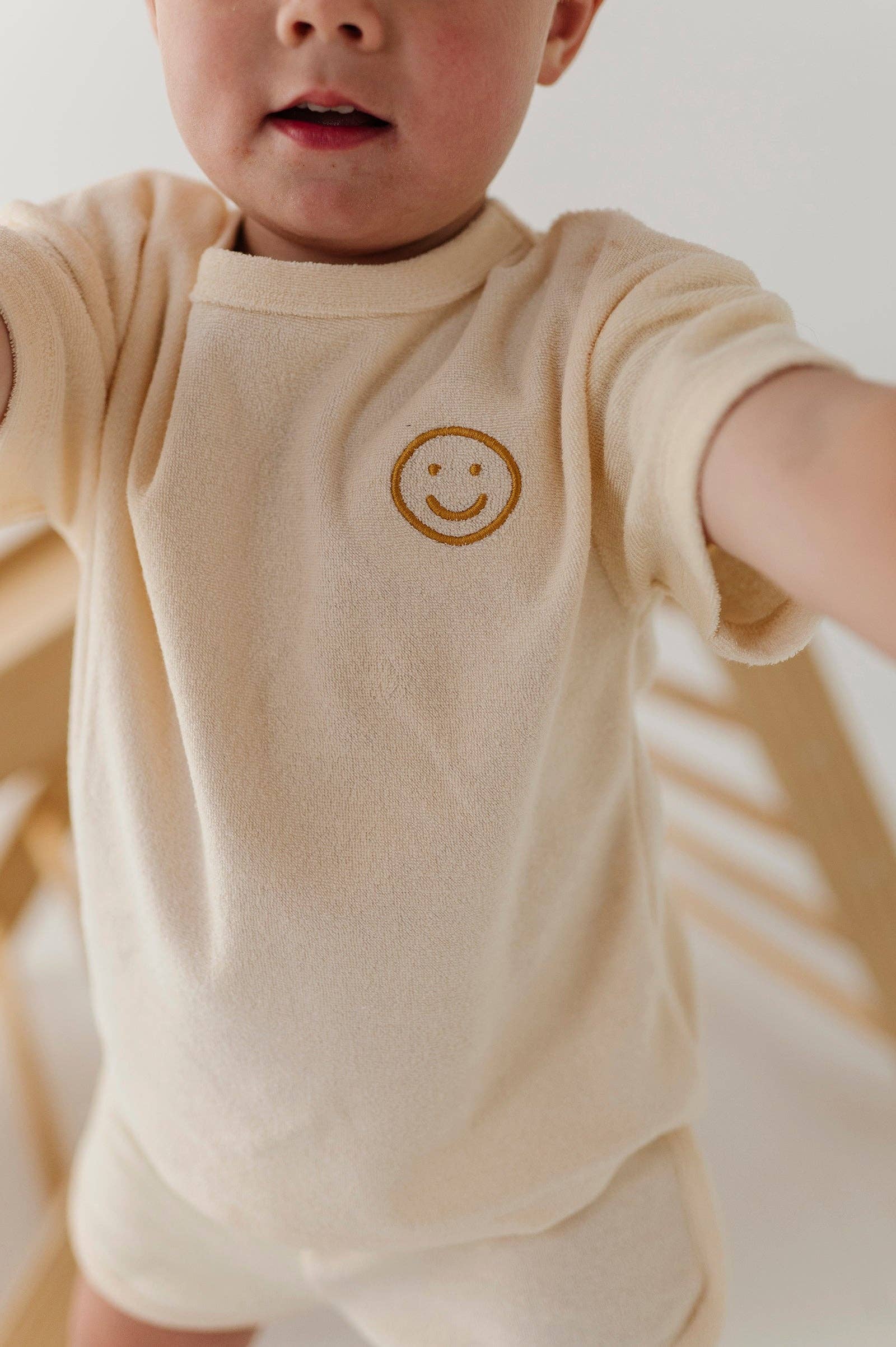 Babysprouts Short Sleeve Cotton Terry Set - Rutabaga