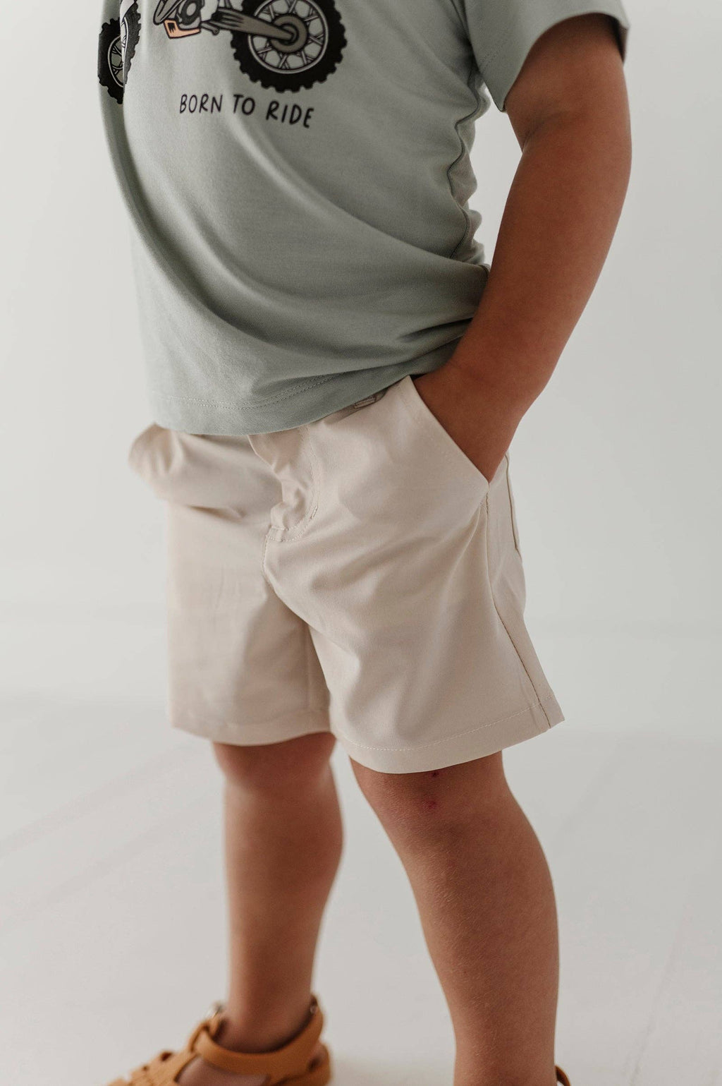Babysprouts Boy's Dressy Shorts - Khaki