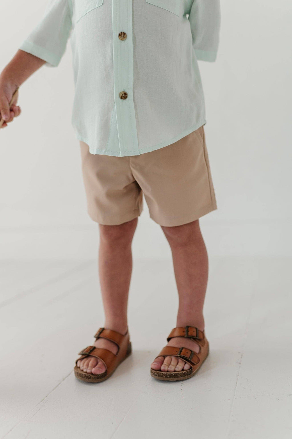 Babysprouts Boy's Dressy Shorts - Khaki