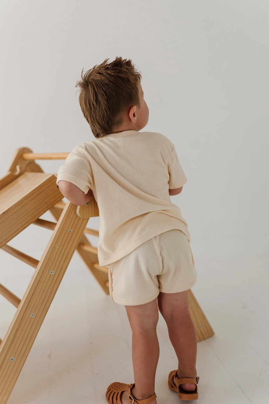 Babysprouts Short Sleeve Cotton Terry Set - Rutabaga
