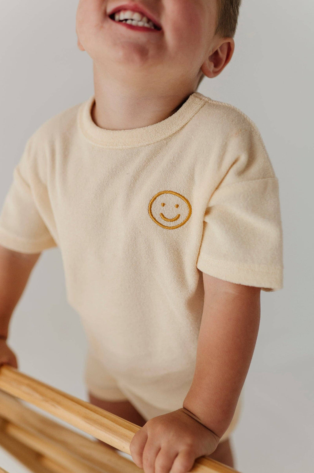 Babysprouts Short Sleeve Cotton Terry Set - Rutabaga
