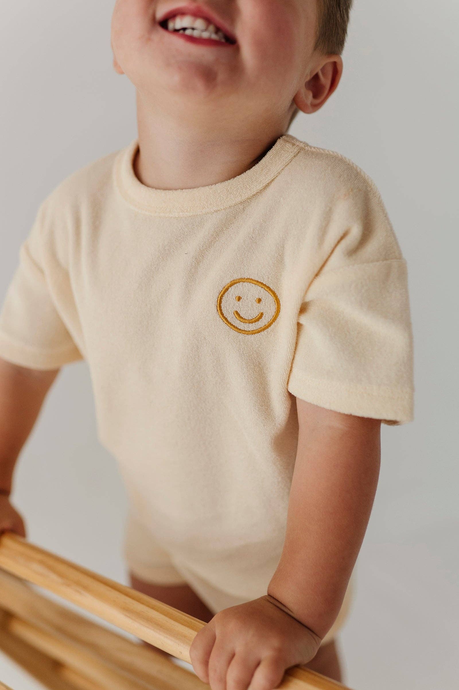 Babysprouts Short Sleeve Cotton Terry Set - Rutabaga