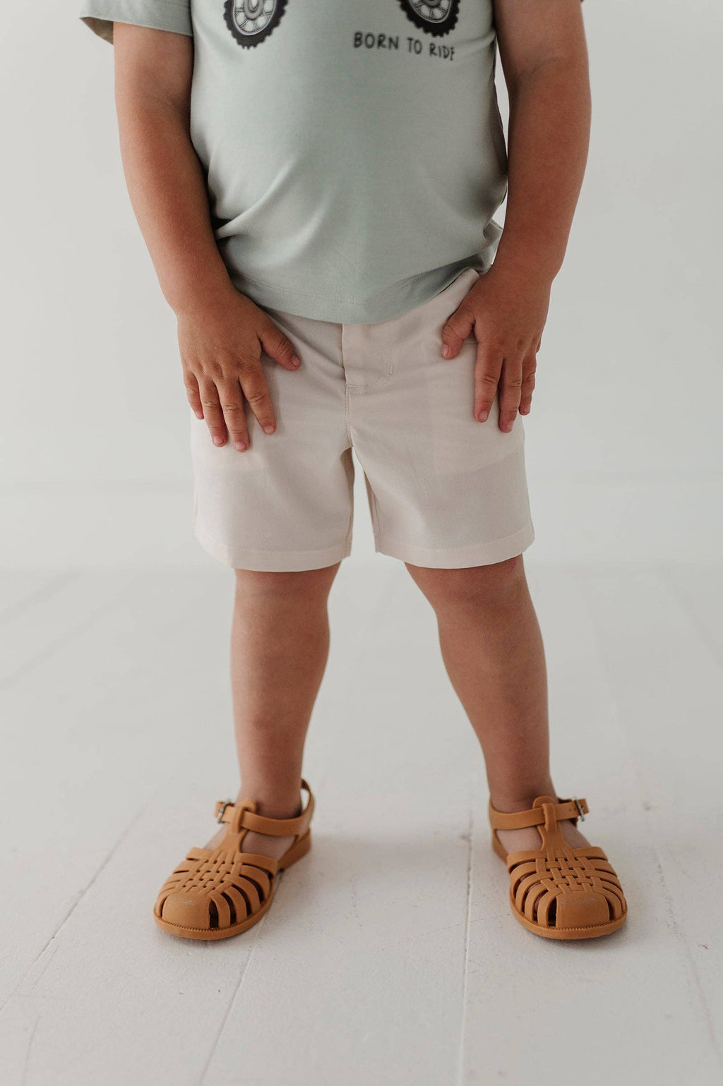 Babysprouts Boy's Dressy Shorts - Sand