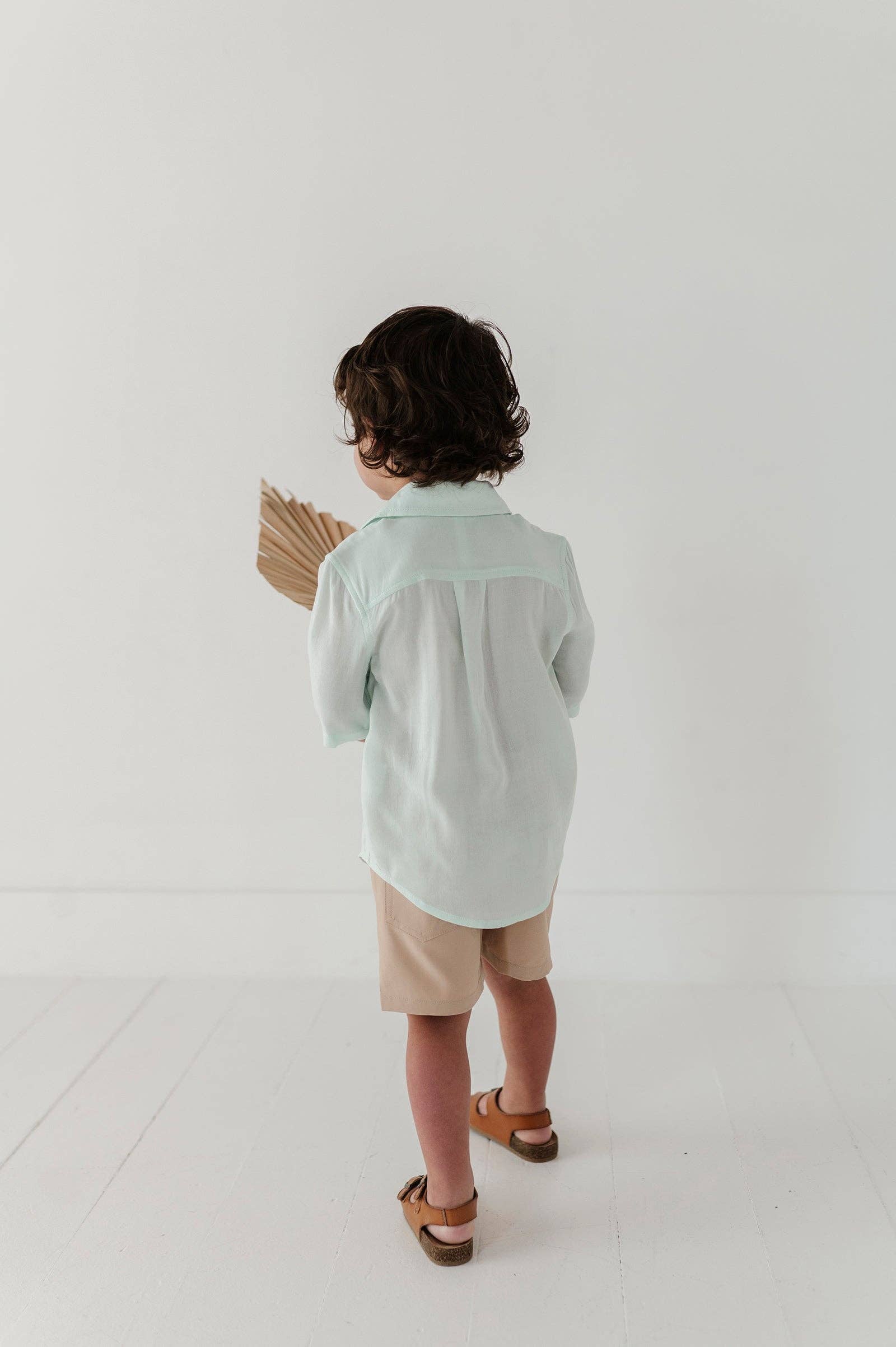 Babysprouts Boy's Dressy Shorts - Sand