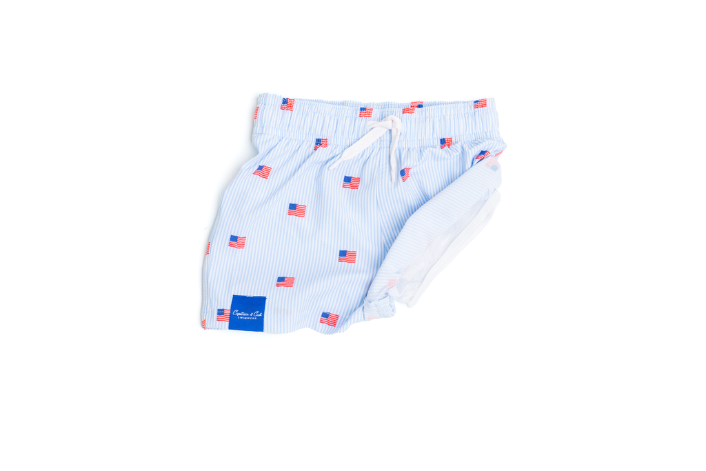 Baby Boy USA Swim Trunks