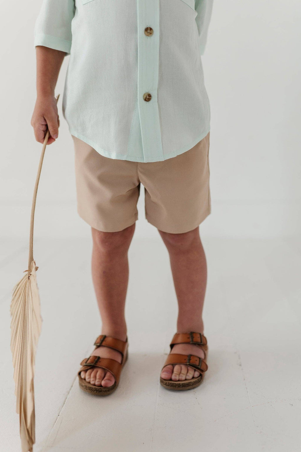 Babysprouts Boy's Dressy Shorts - Sand