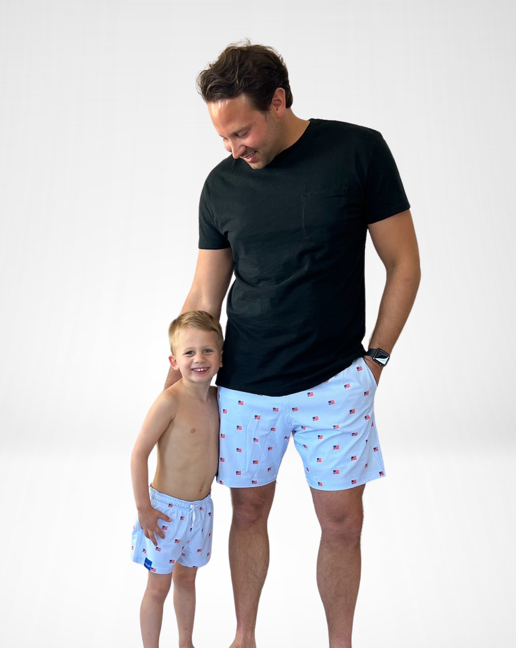 Baby Boy USA Swim Trunks