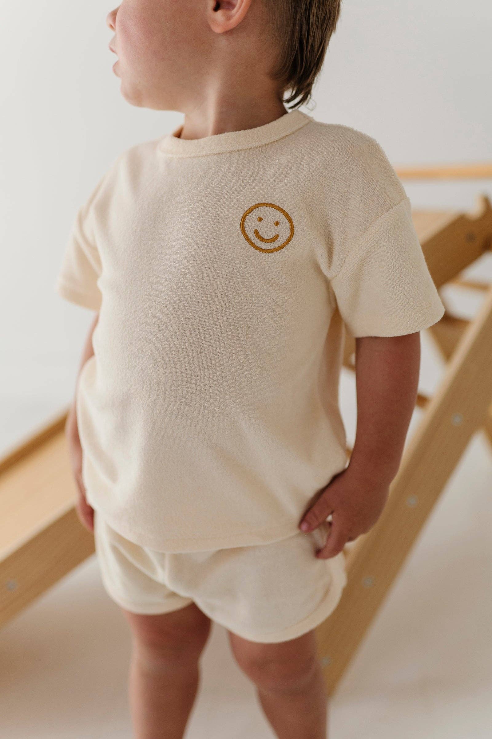 Babysprouts Short Sleeve Cotton Terry Set - Rutabaga
